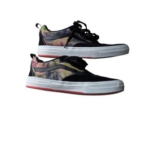 Vans Kyle Walker Skate Shoes Faux. Off the Wall Skateboarding. Size 8. Black